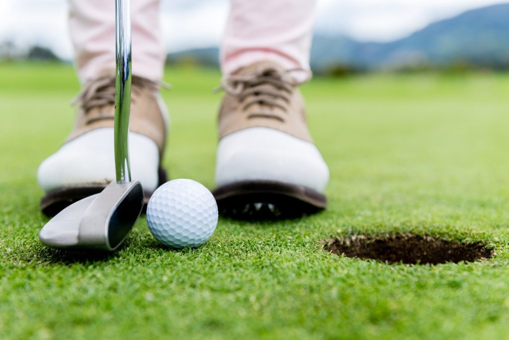 golfing